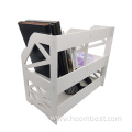 Mini Narrow Desk White Ladder Organizers